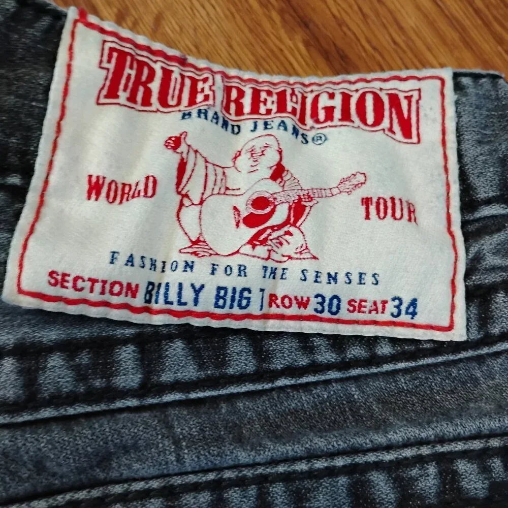 Vintage True Religion Billy Big T Denim Jeans 30x34